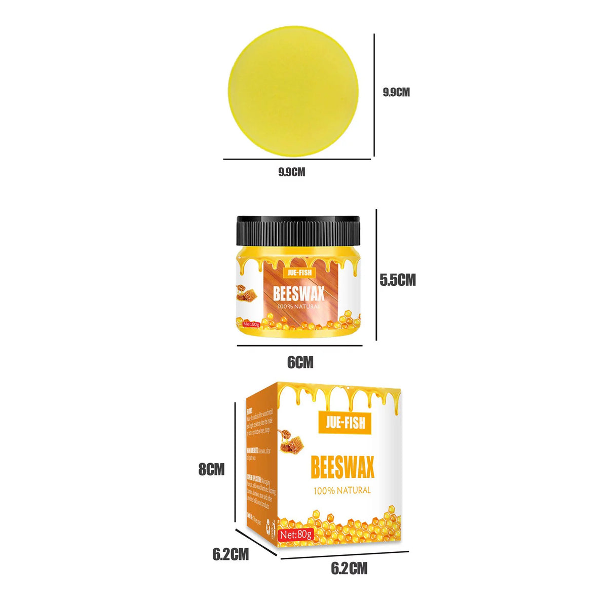 Wood Care Wax Beeswax Furniture Polishing T51820