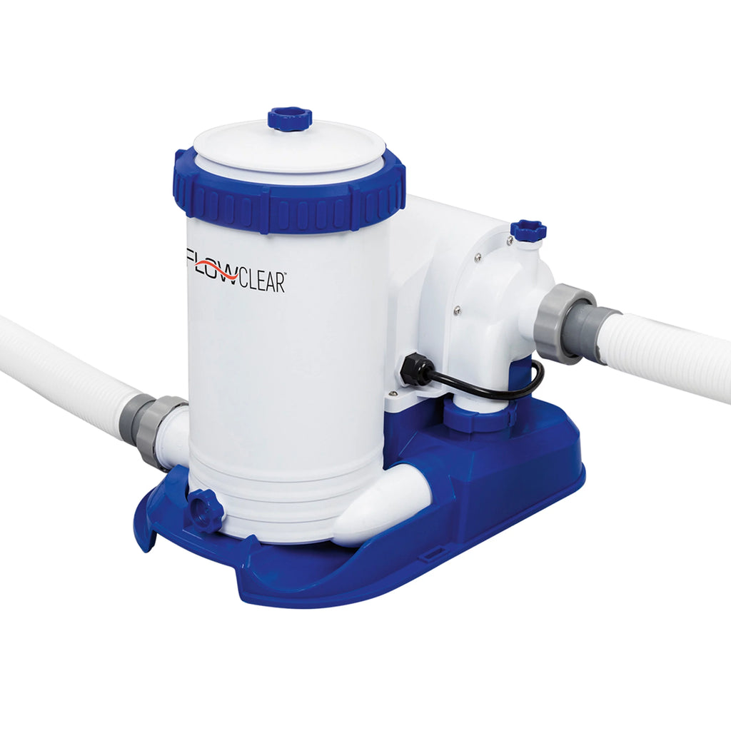 Power Steel Pool Set with Pump, Ladder and Cover Y377646