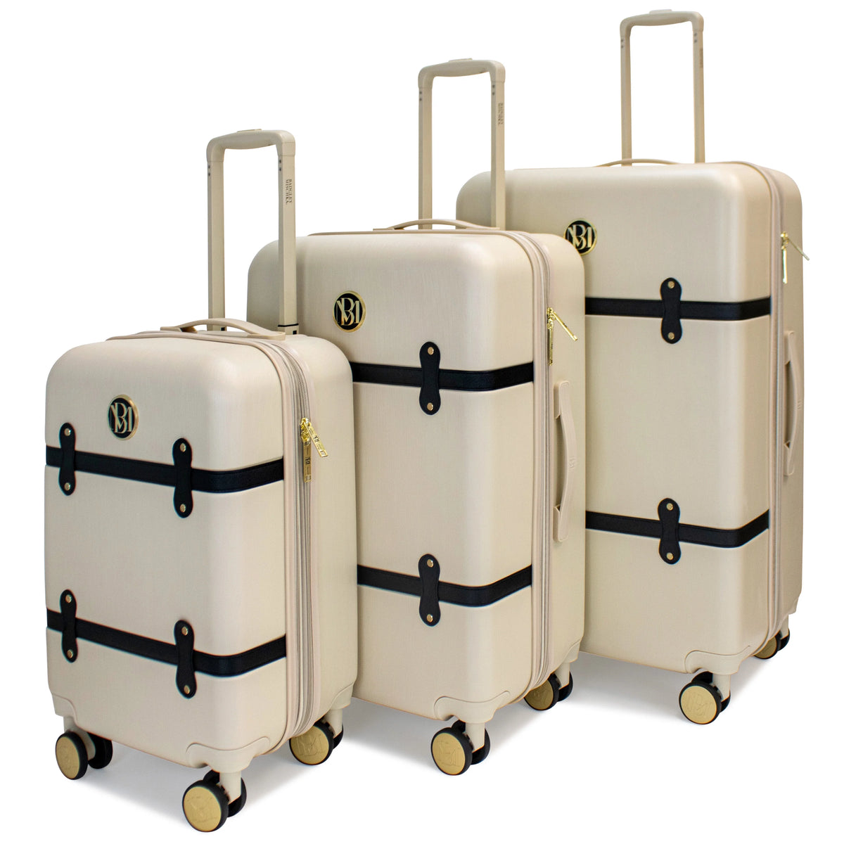 Champagne 3 Piece Expandable Luggage Set R23694