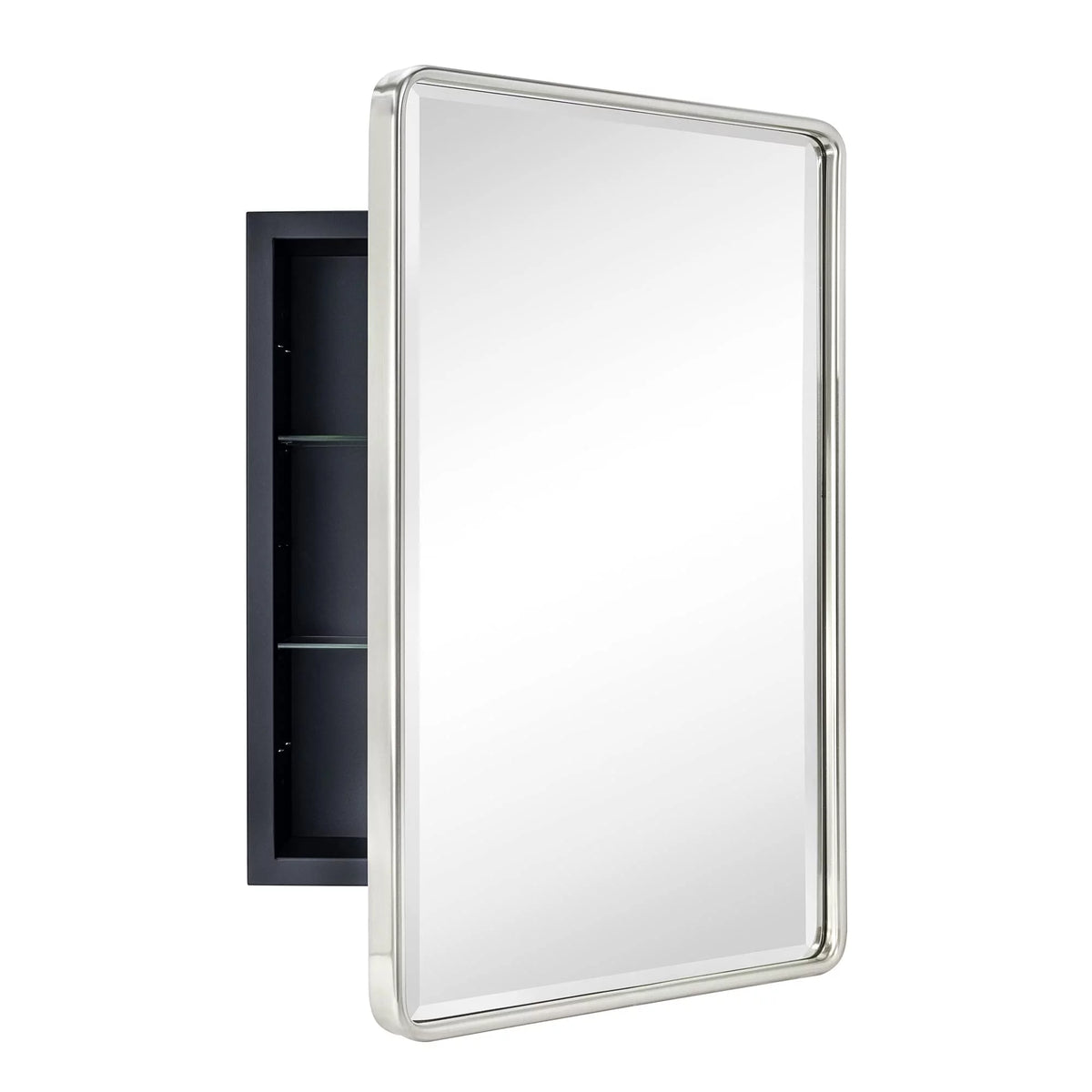 Recessed Metal Bathroom Medicine Cabinet with Mirror 24" x 16" Y673