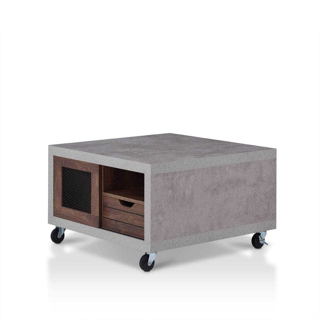 Industrial Multi-Storage Coffee Table Y636268