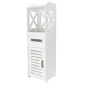 White Wooden Bathroom Cabinet Y9195