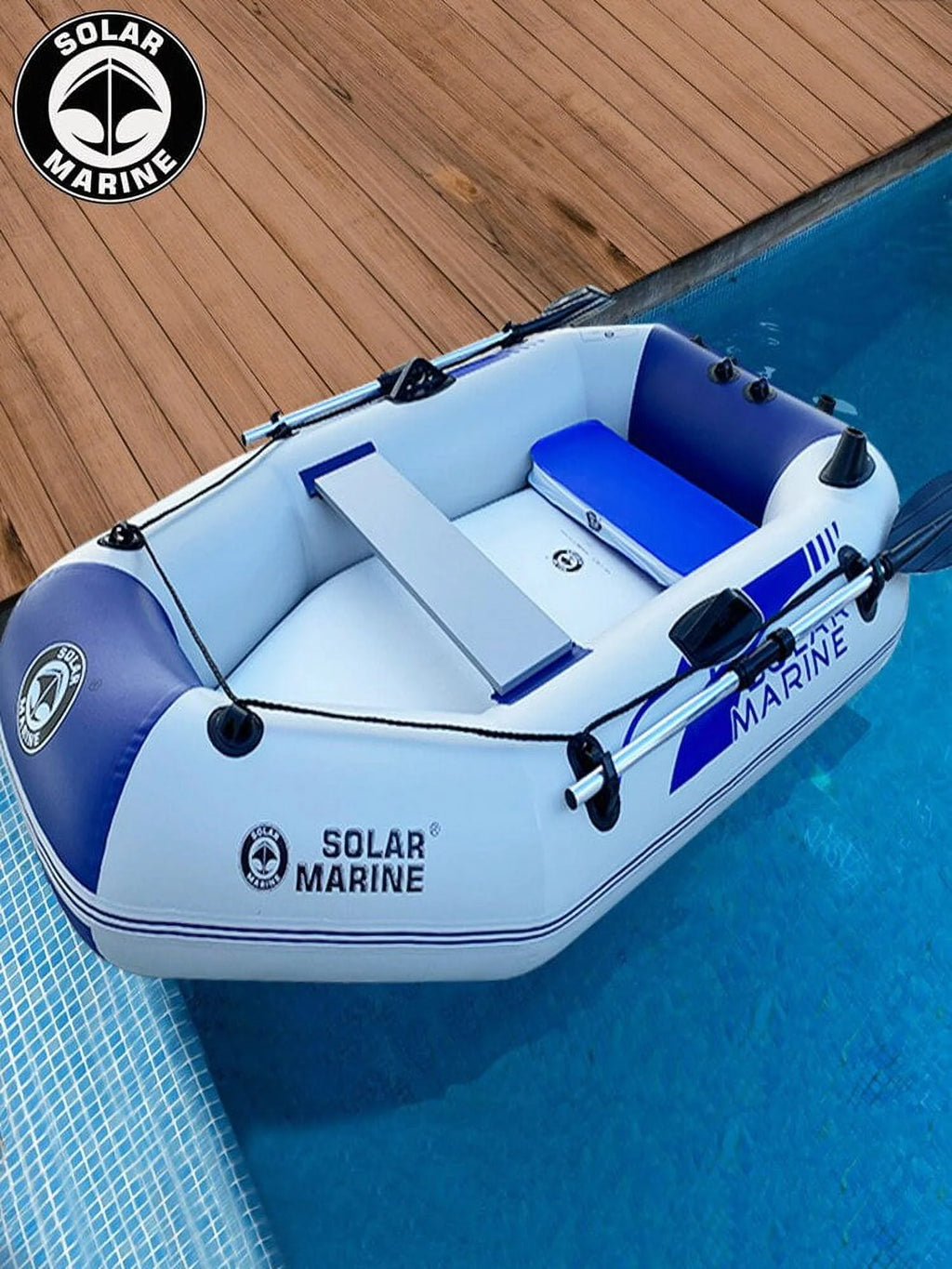 1 Person Inflatable Rowing Boat Kayak Canoe Raft Dinghy I843