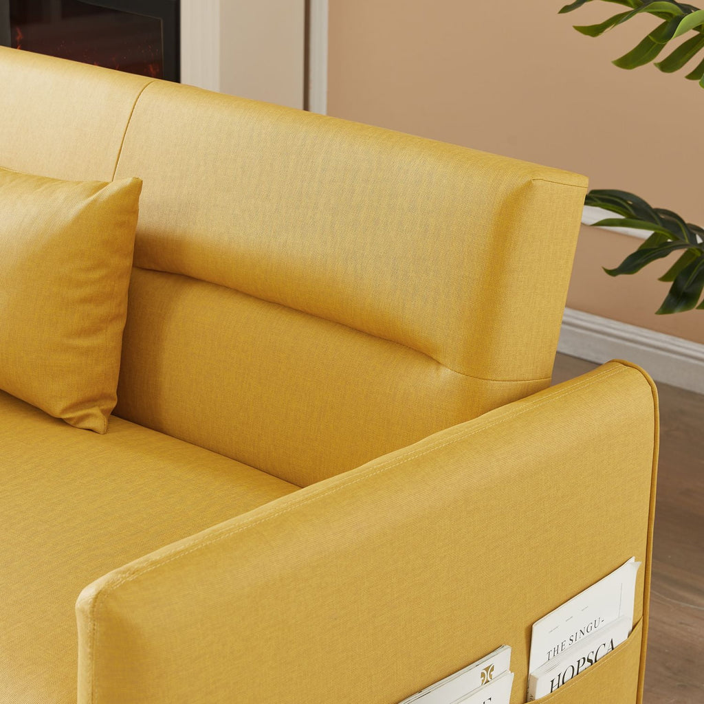 Loveseat Sofa with 2 Pillows L63029