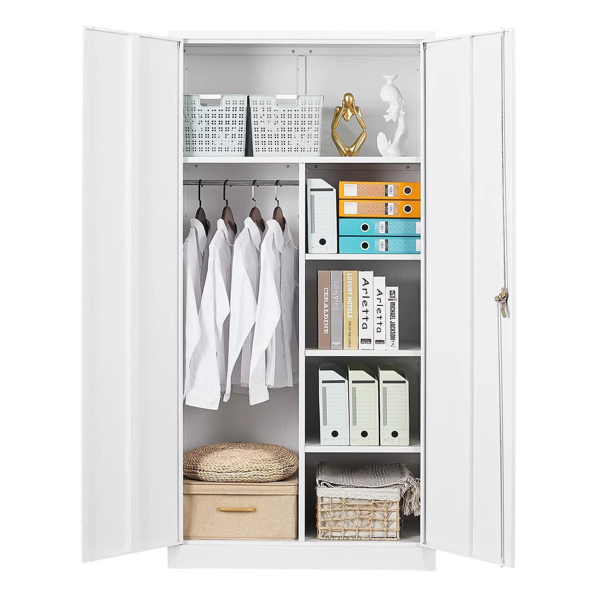 Metal Storage Cabinet with Locking Doors D28331