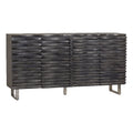 Mango Wood 4 Door Grey Sideboard W1501