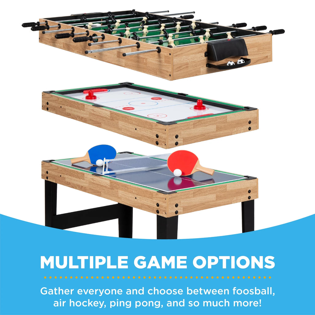 2x4ft 10-in-1 Combo Game Table Set M551581