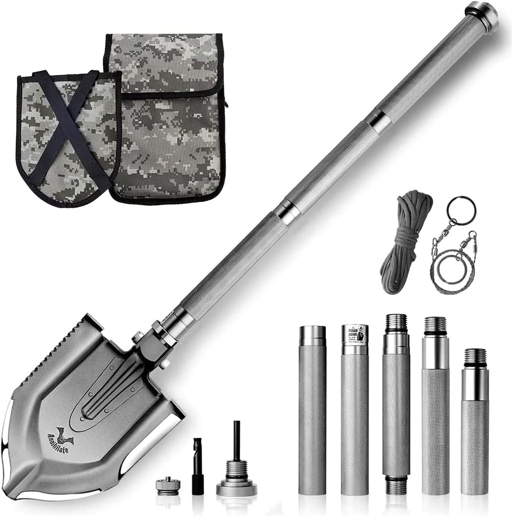Folding Multifunctional Survival Shovel W224802