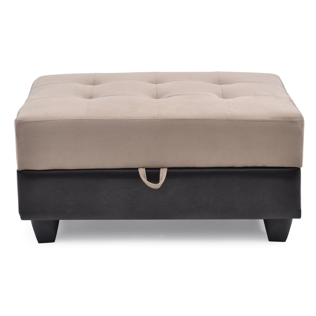 Microsuede Ottoman L880953