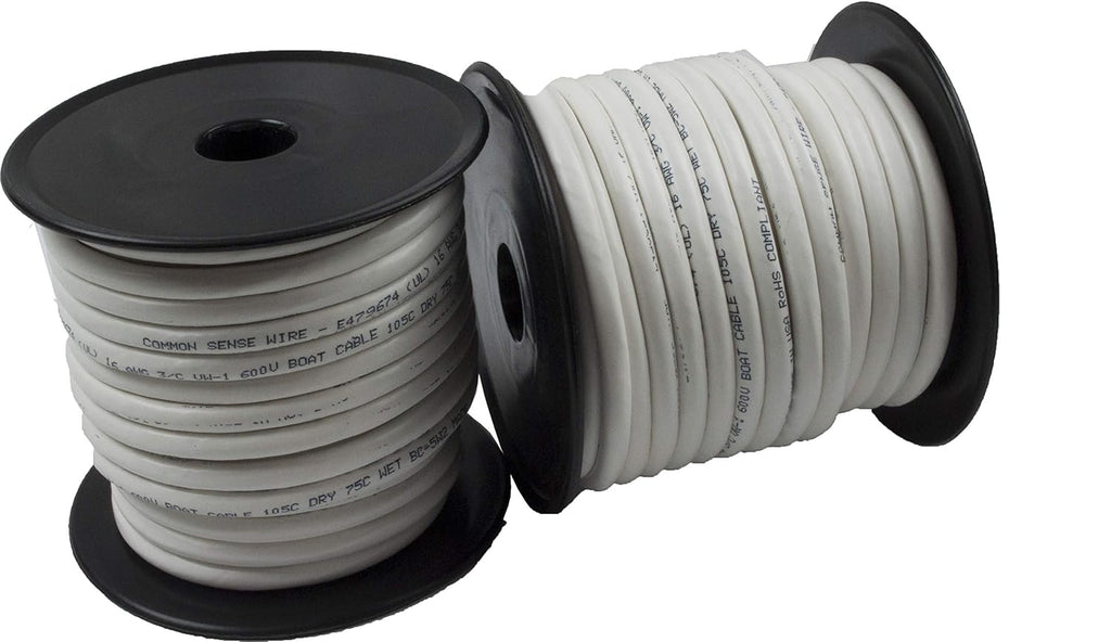10/2 AWG Tinned Copper Duplex Round Marine Wire F7197