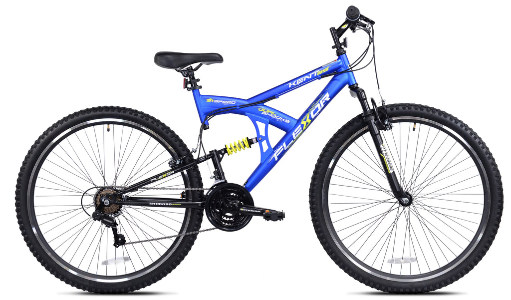 Blue 29 in. Dual Suspension Mountain Bike L4029