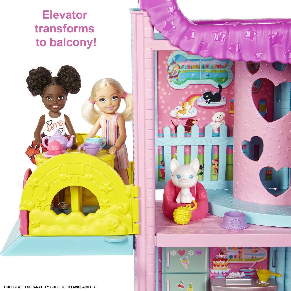 Blonde Small Doll & 20+ Accessories Dollhouse Z898