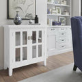 White 2 Door Accent Cabinet O848