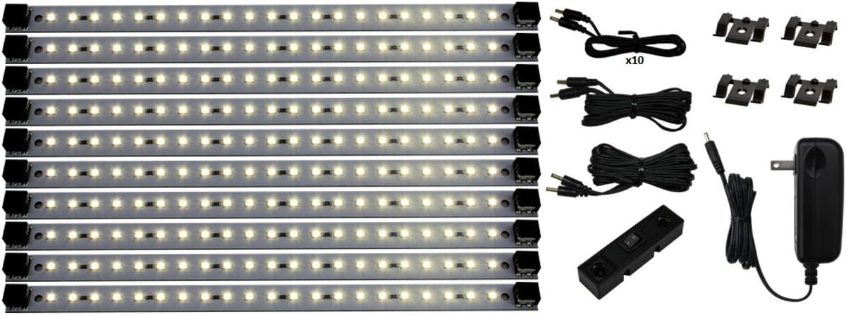 21 LED Under Cabinet Lighting Cool White 24 Watt 12V DC E508850