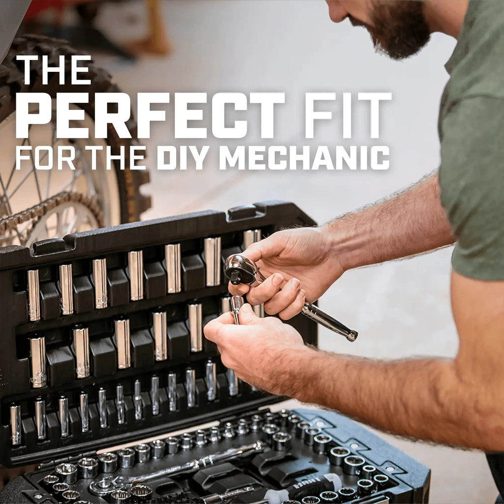 215-Piece Mechanics Tool Set Chrome Finish C973