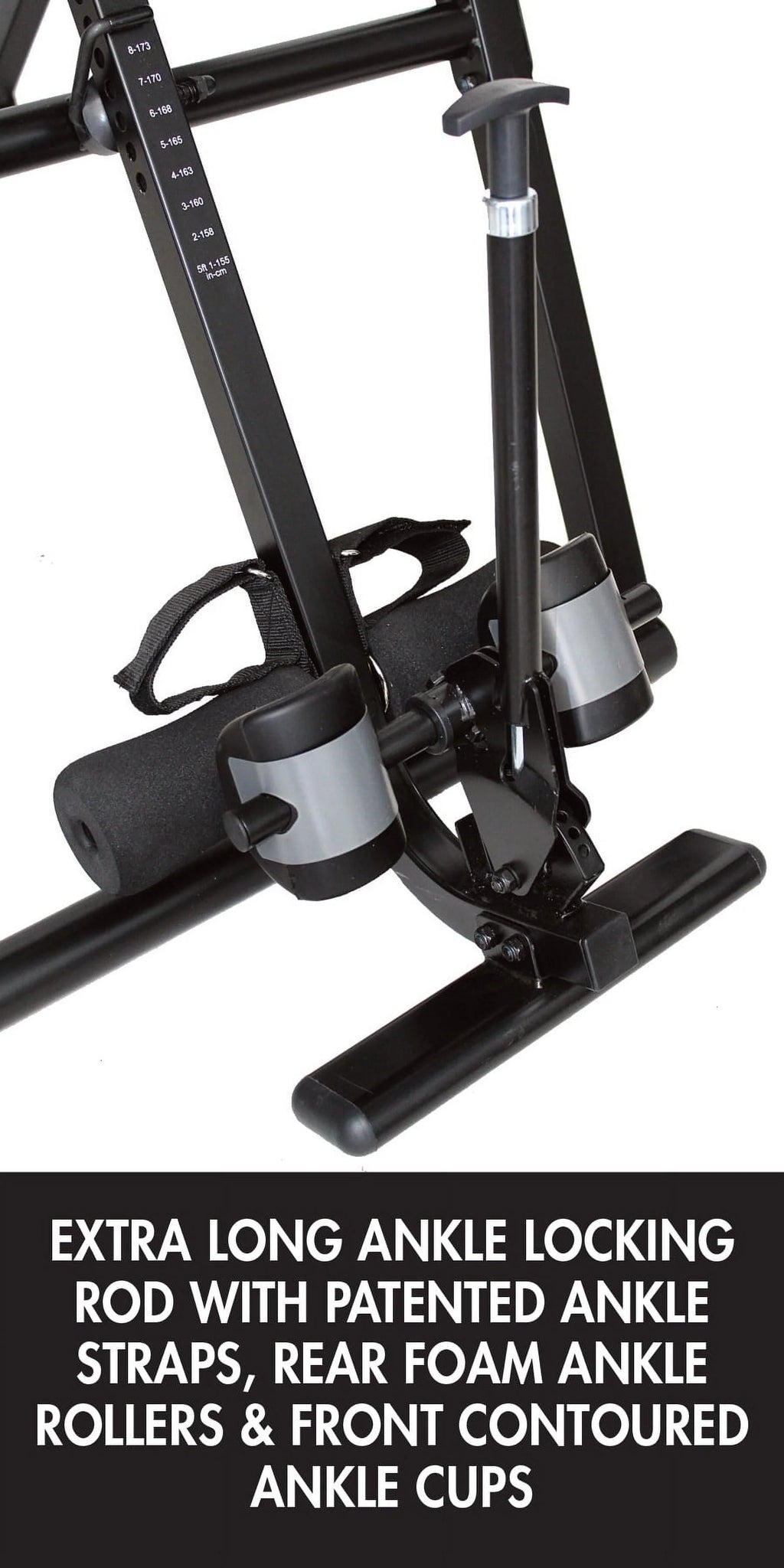 Blue Heat and Vibration Massage Inversion Table J24826