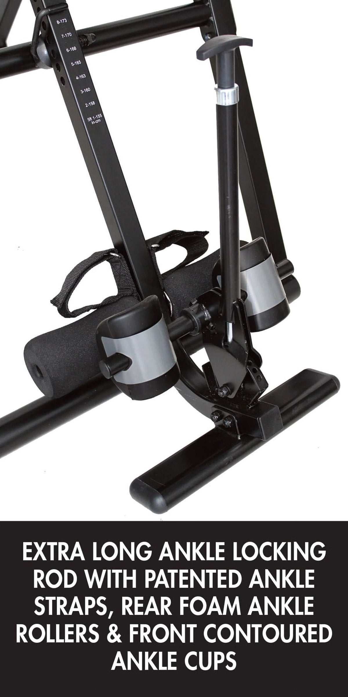 Blue Heat and Vibration Massage Inversion Table J24826