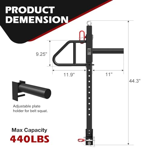 Folding Wall Mounted Squat Rack with Pull-Up Bar X314797