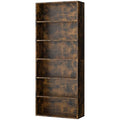 6-Tier Black Bookshelf K13023