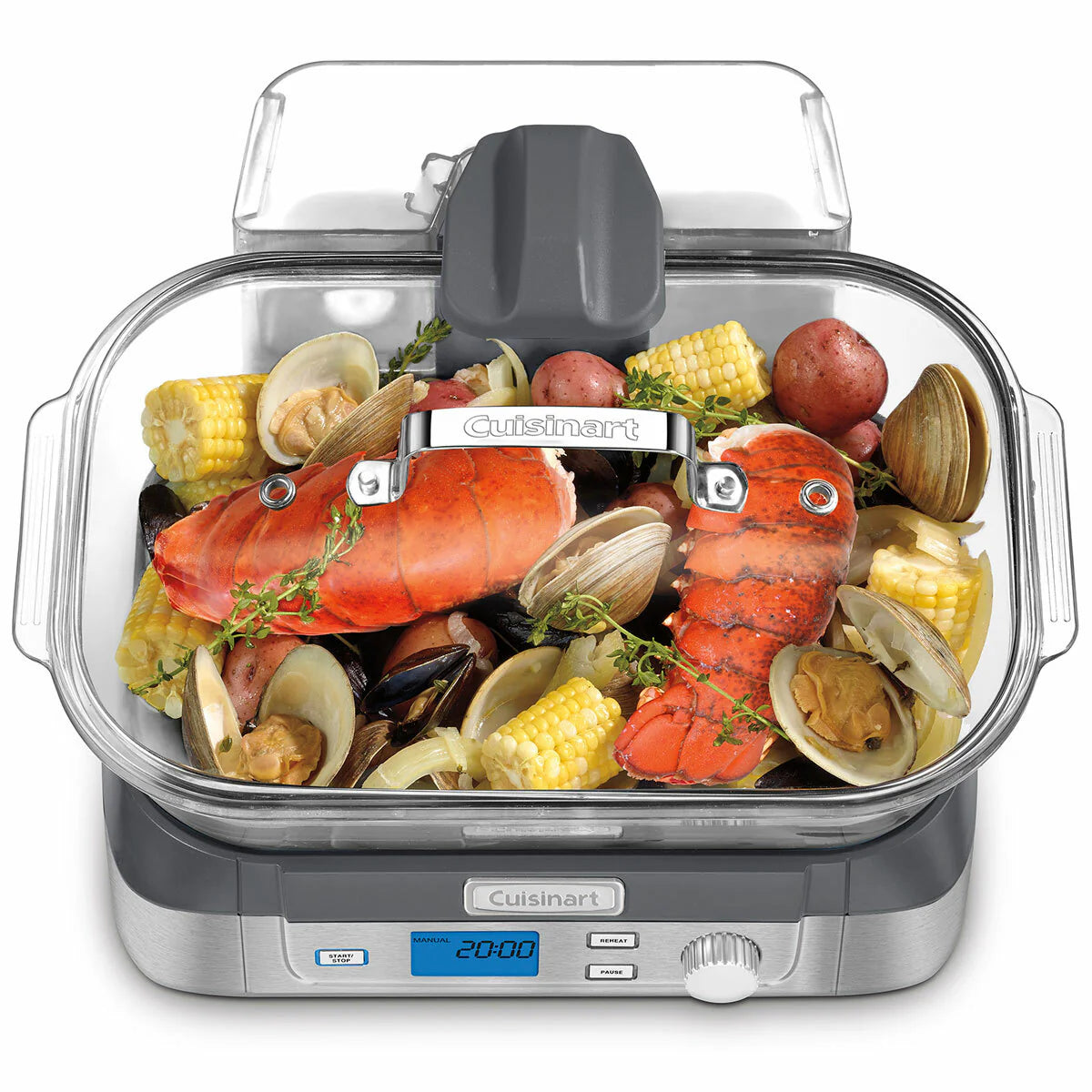 Glass Food Steamer M44872