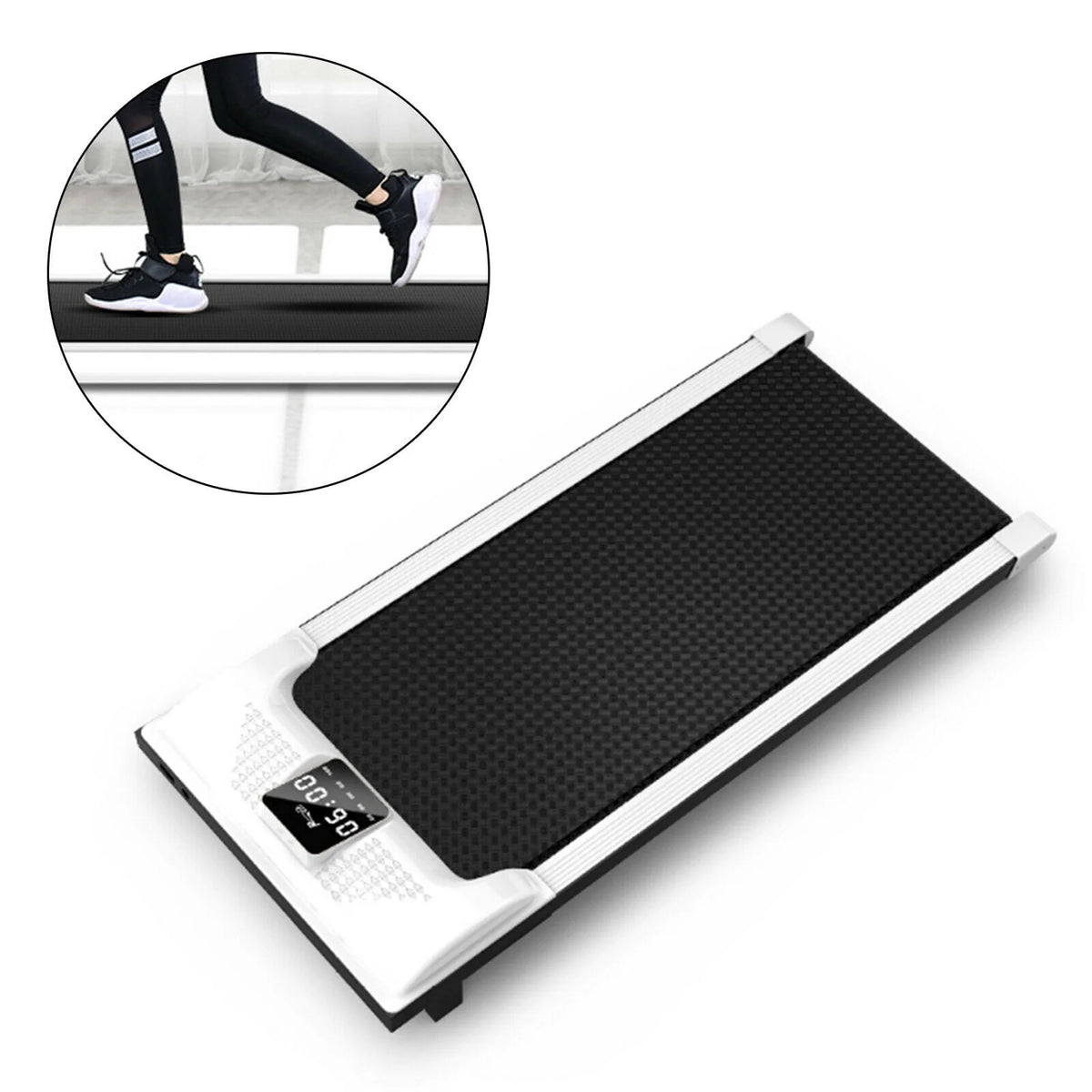 0.5 HP Folding Electric Treadmill with LCD Display L32489