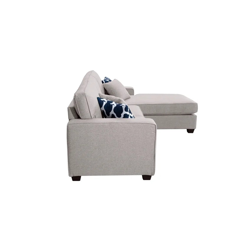Fabric Reversible Sectional Sofa D21537