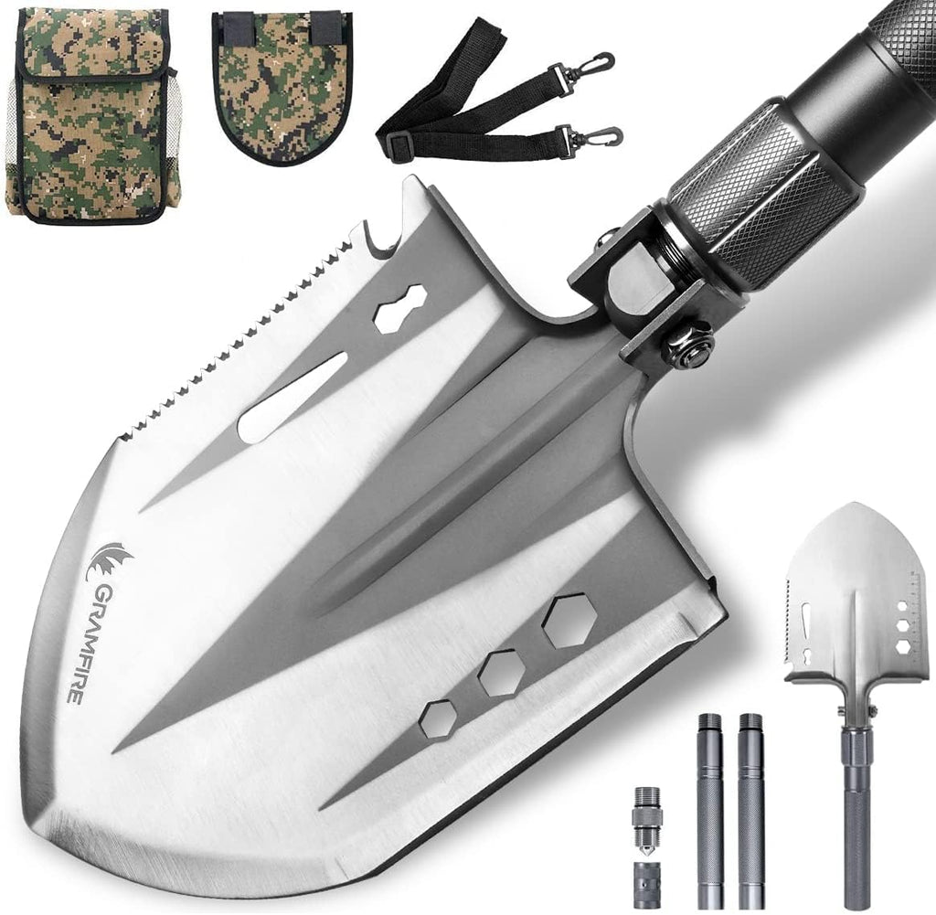 Folding Multifunctional Survival Shovel W224802