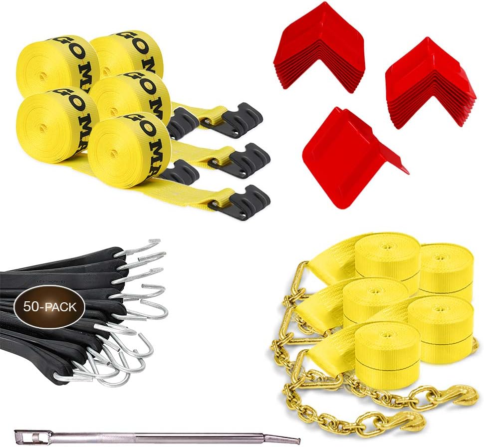 Flatbed Tie Down Kit 81 Pieces U56814