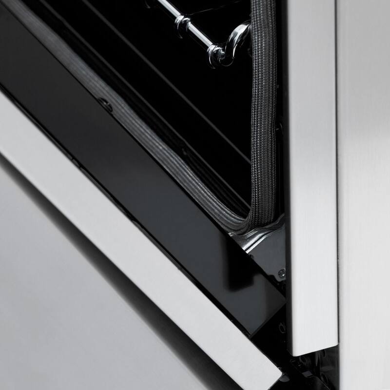 48 in. 7 Burner Double Oven Dual Fuel Range in Stainless Steel and Polished Gold B7606