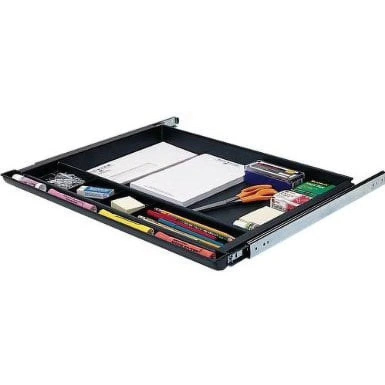 Underdesk Pencil Drawer 23 Inch Wide Black G543