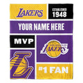 NBA Colorblock Silk Touch Throw Blanket K3526
