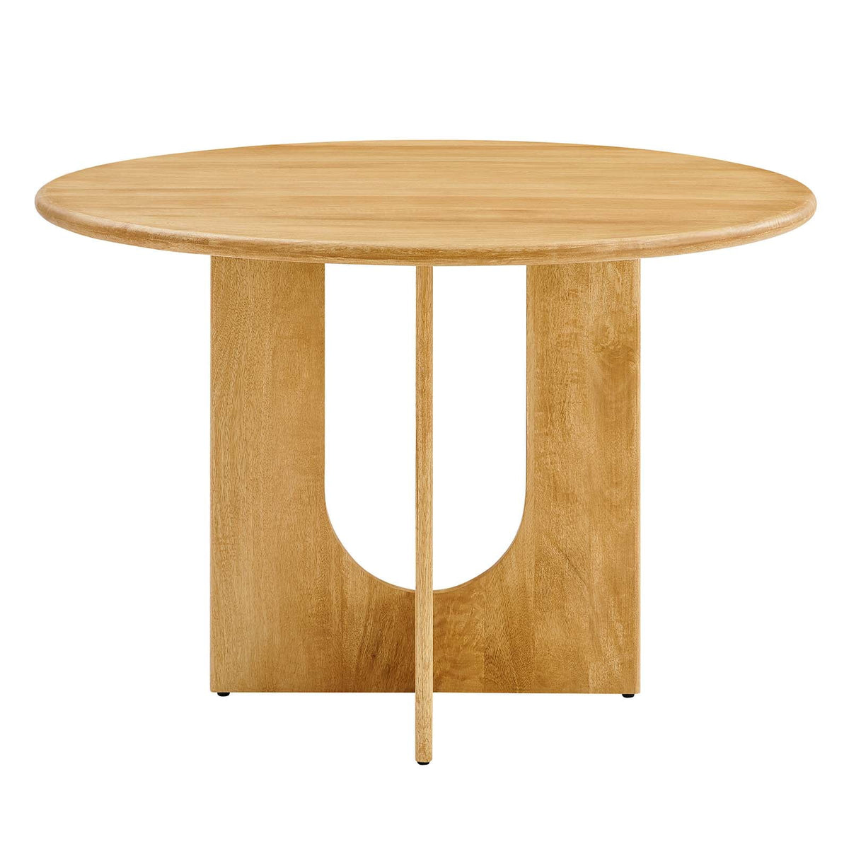Round 48" Oak Wood Dining Table Z124819