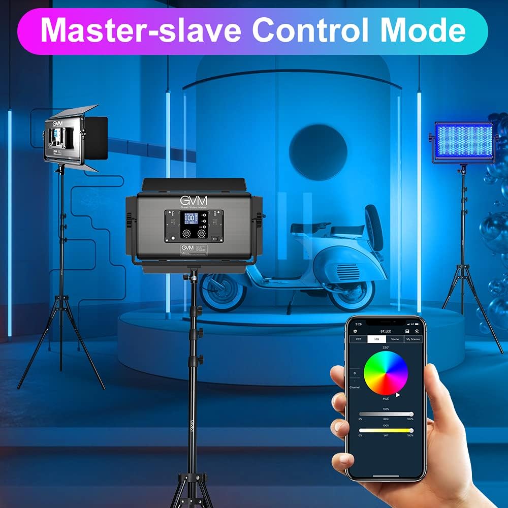 75W RGB LED Video Light 3 Packs H81004