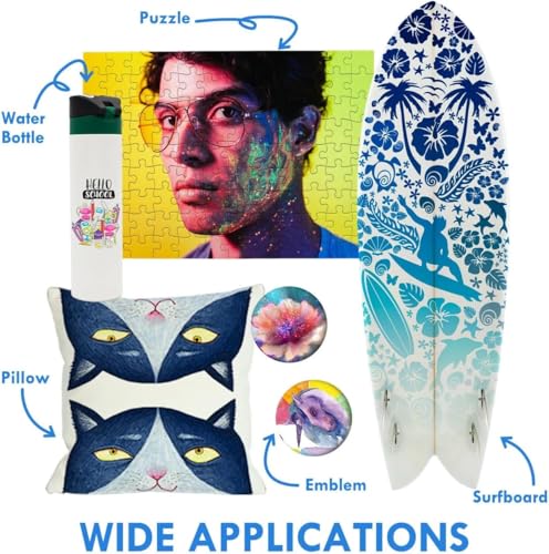 Cartridge-Free Super-Tank Printer with Sublimation Heat Transfer Printing N104