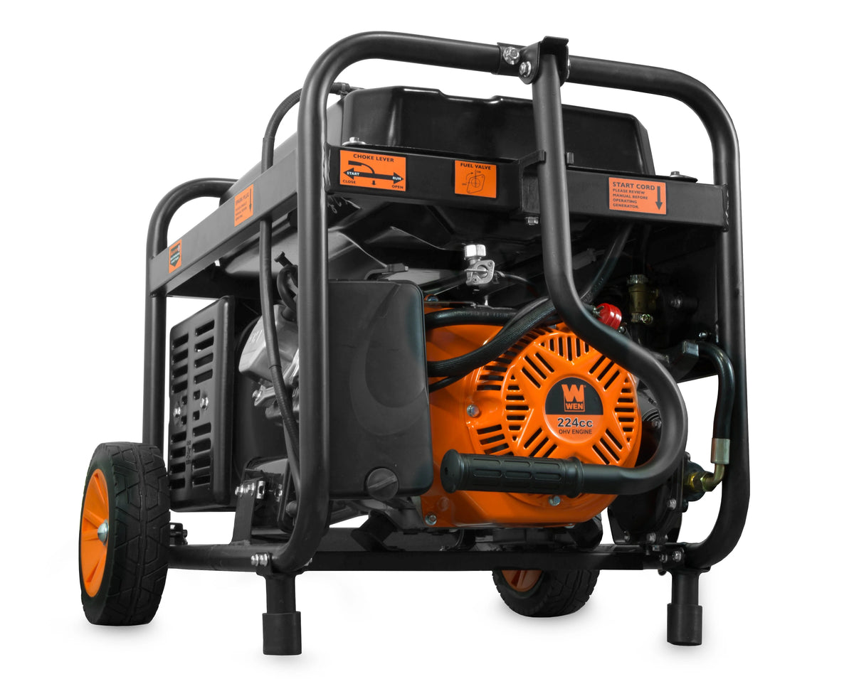 4,750/3,800-Watt Dual Fuel Portable Generator with Wheel Kit V195
