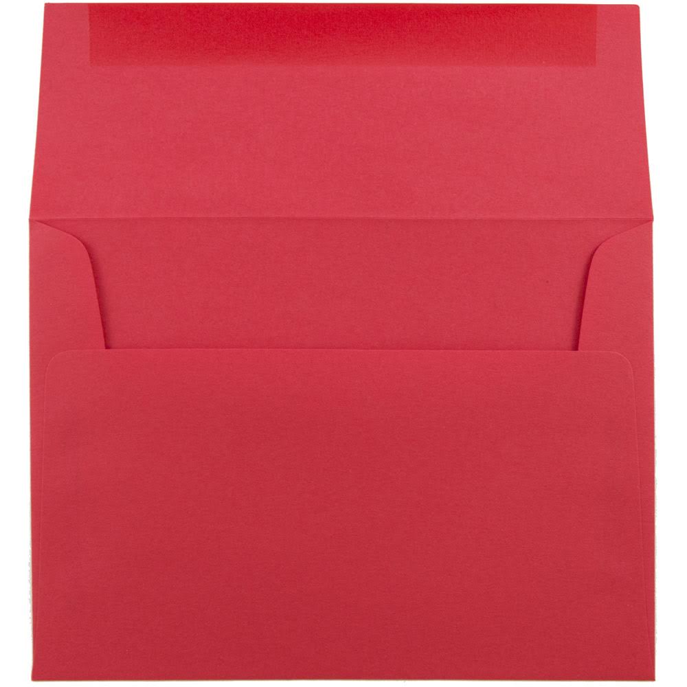 A6 Invitation Envelopes, 4.75 x 6.5, Red Recycled, 1000/Carton I400