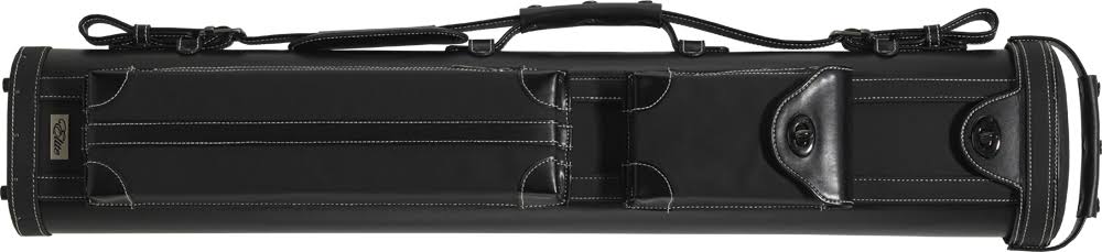 Vintage Black Leather Cue Case O2192