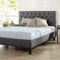 Queen Upholstered Platform Bed Frame K1365