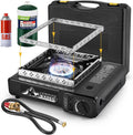 Portable Dual Fuel Camping Stove with Propane Regulator Hose S638867