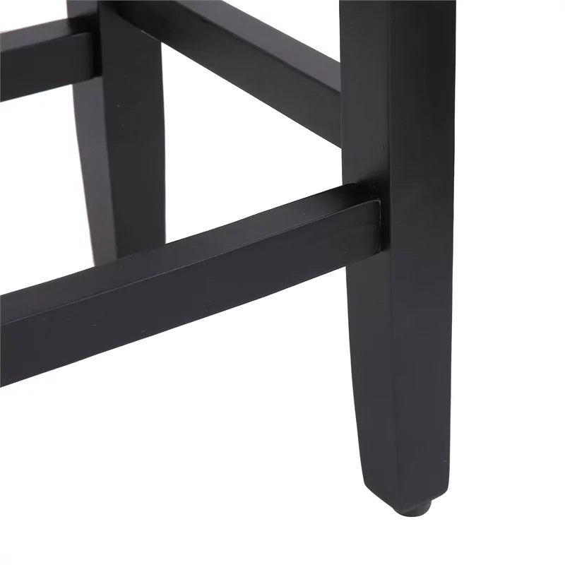 29" Saddle Seat Bar Stool Set of 3 D70918