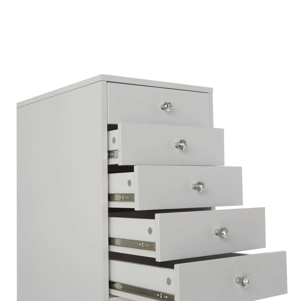 Light Pink 9 Drawer Makeup Vanity Storage K308