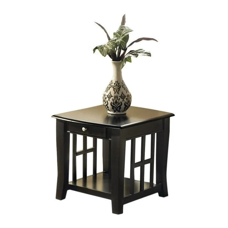 Black Storage End Table Z499850
