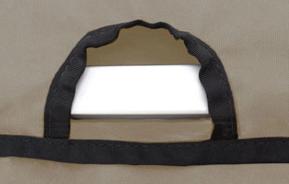 Khaki Marine Grade 600D Canvas Boat Cover D891