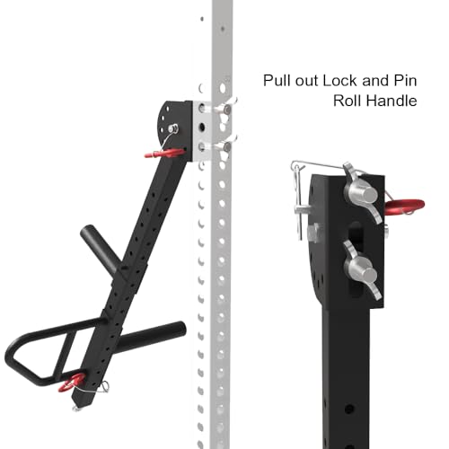 Folding Wall Mounted Squat Rack with Pull-Up Bar X314797