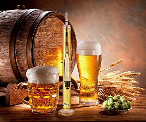 Triple Scale Hydrometer and Glass Test Jar K56890