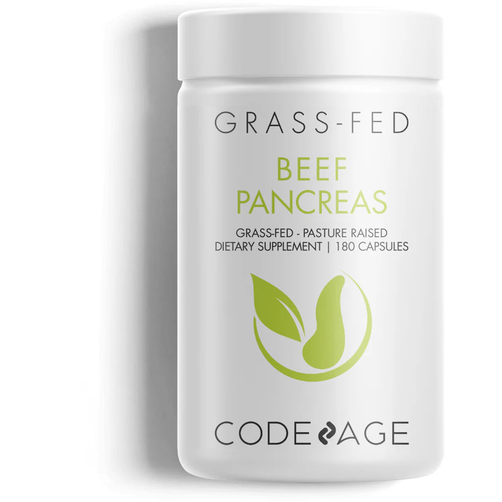 Beef Pancreas 180 Capsules D1558