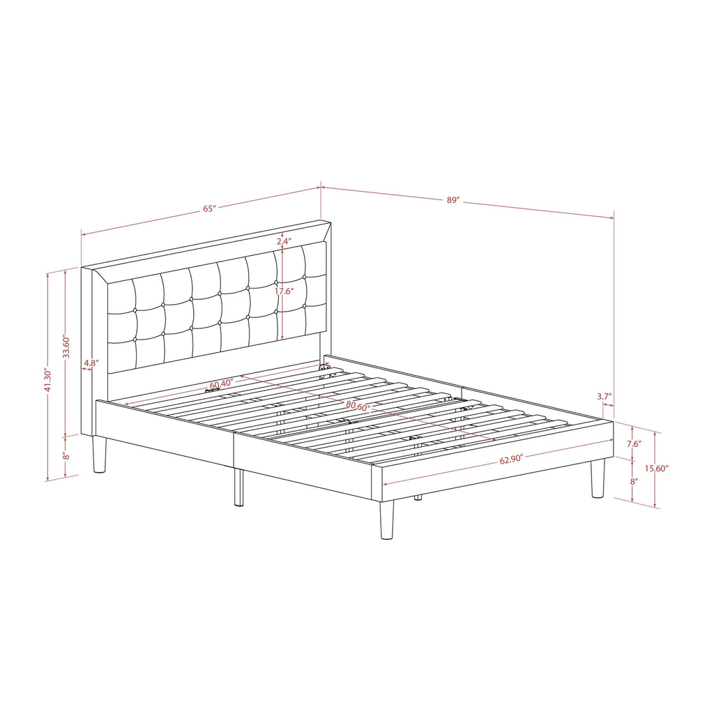 Queen Platform Bed L394169