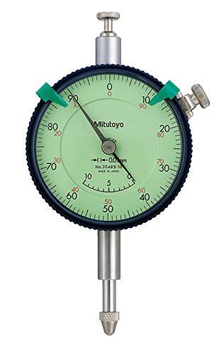 Dial Indicator, 0-10mm Range, 0-100 Reading A361564