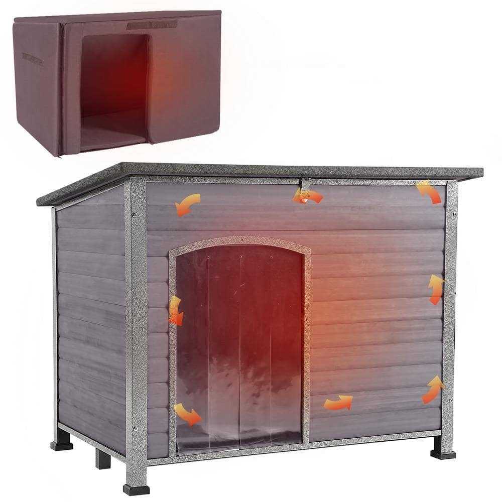 Insulated Outdoor Dog House with Liner G2699