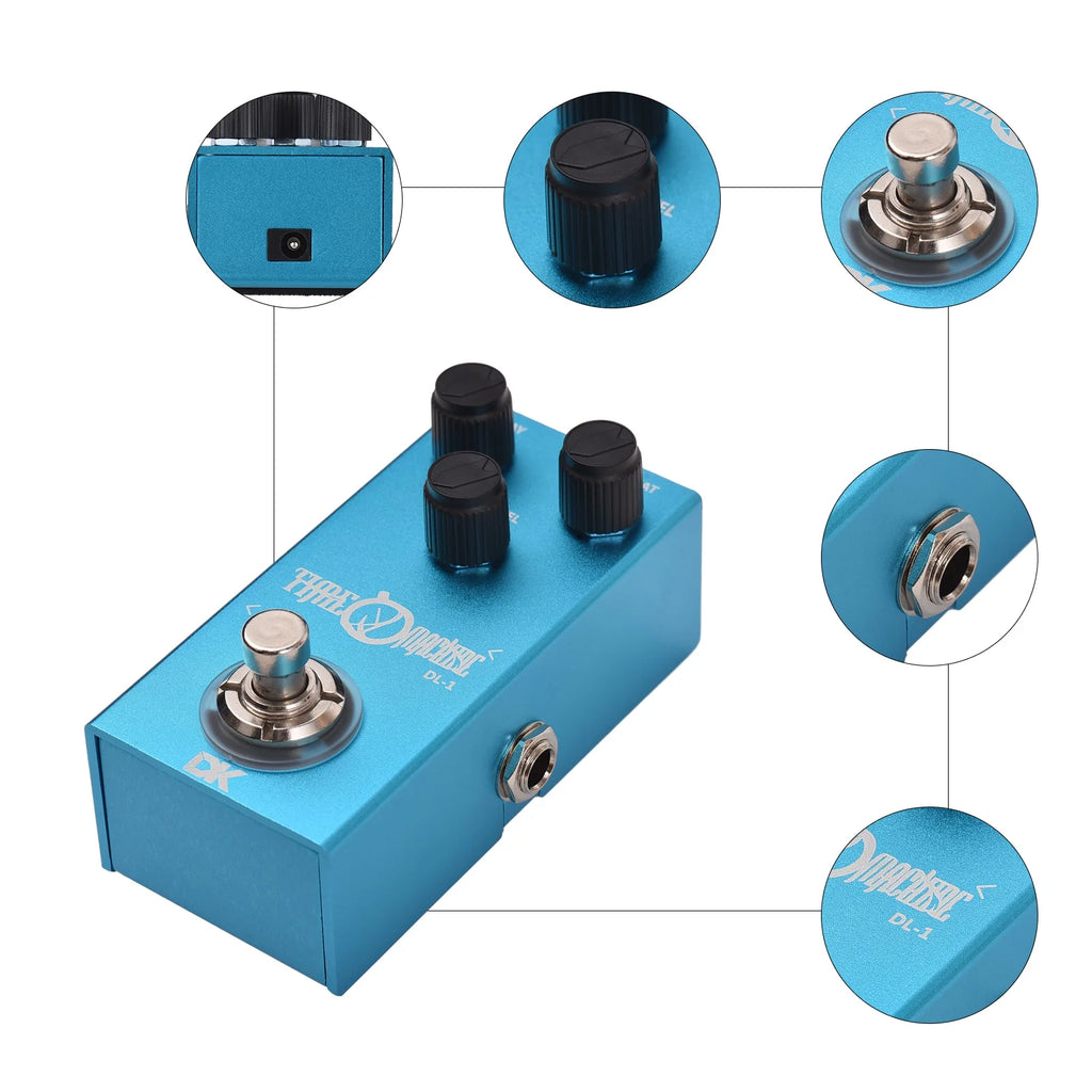 Delay Pedal Electric Guitar Effects Pedal True Bypass Metal Shell Z869